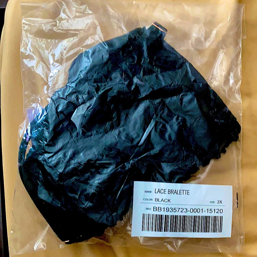 Savage X Fenty Black Lace Bralette